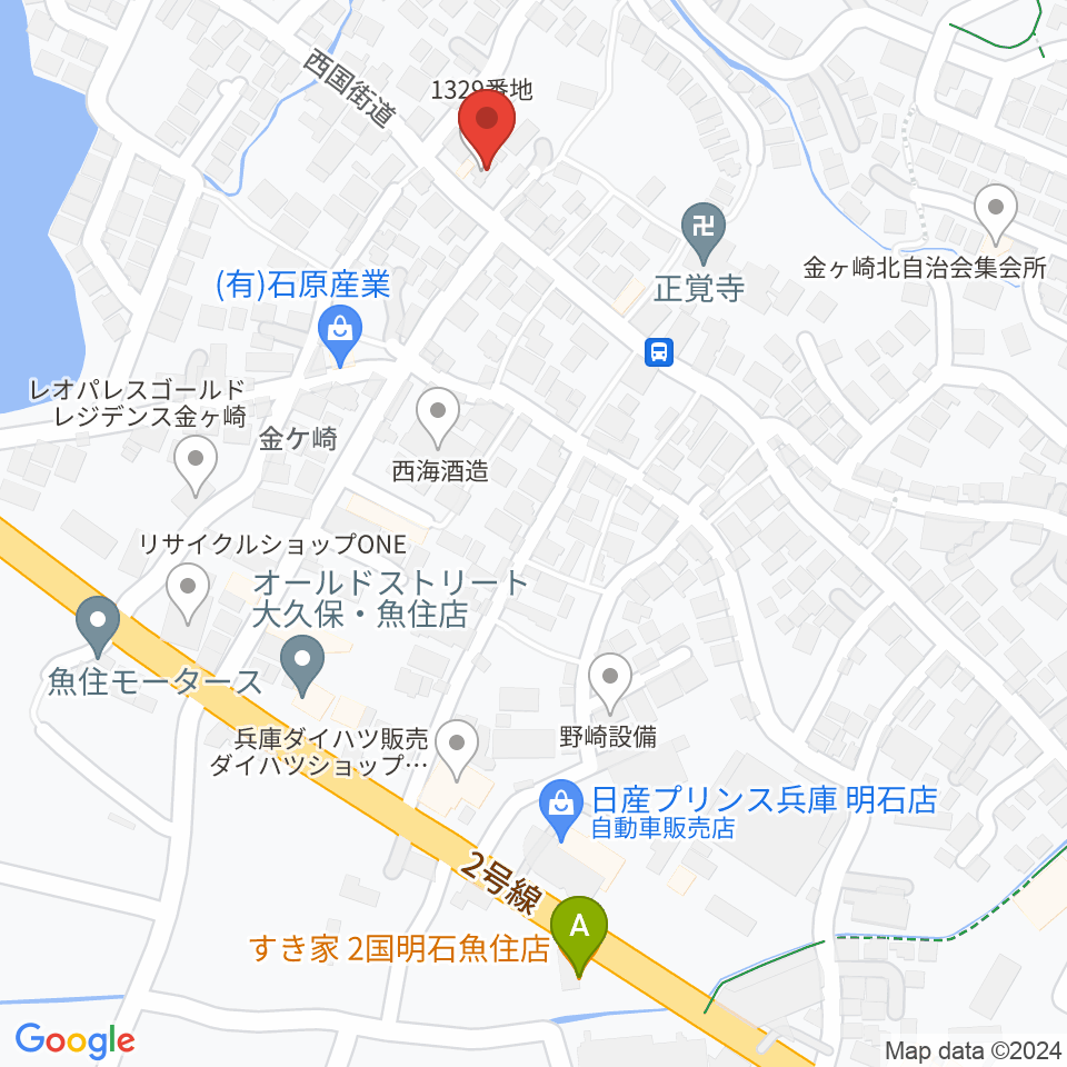 金ヶ崎文化教室周辺のカフェ一覧地図