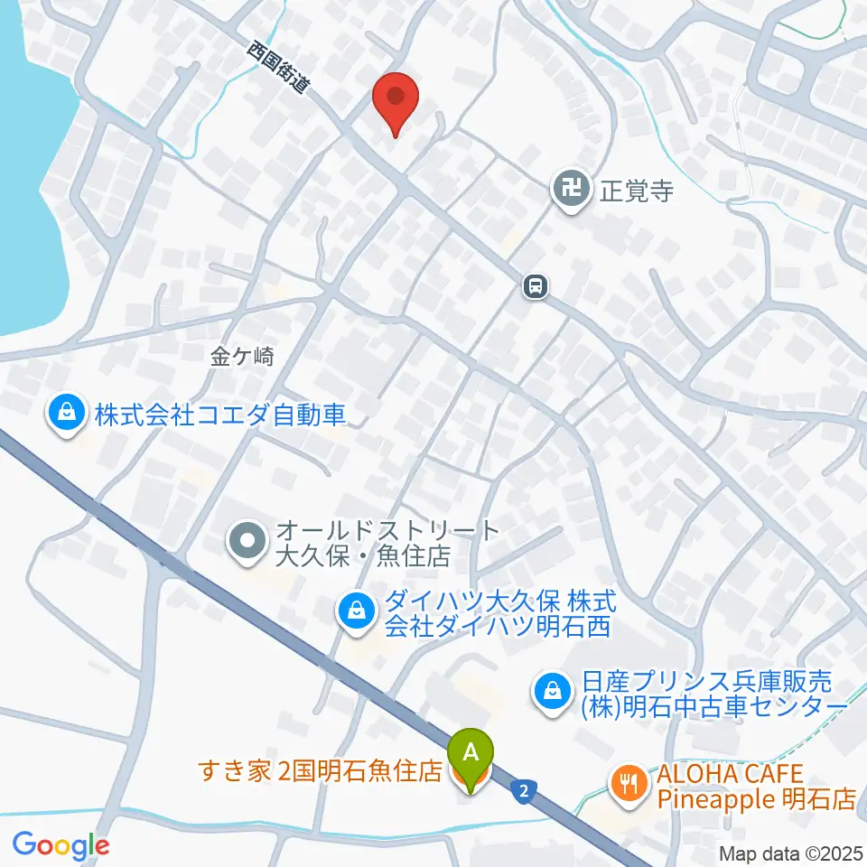 金ヶ崎文化教室周辺のカフェ一覧地図
