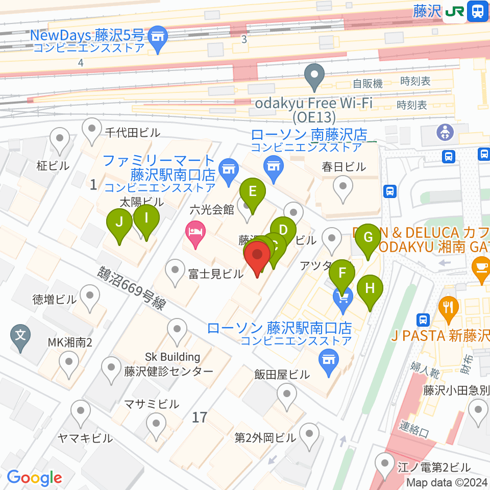 Sound Cafe Bamboo周辺のカフェ一覧地図