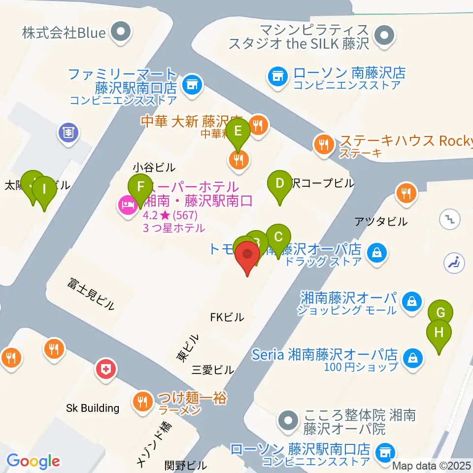 Sound Cafe Bamboo周辺のカフェ一覧地図