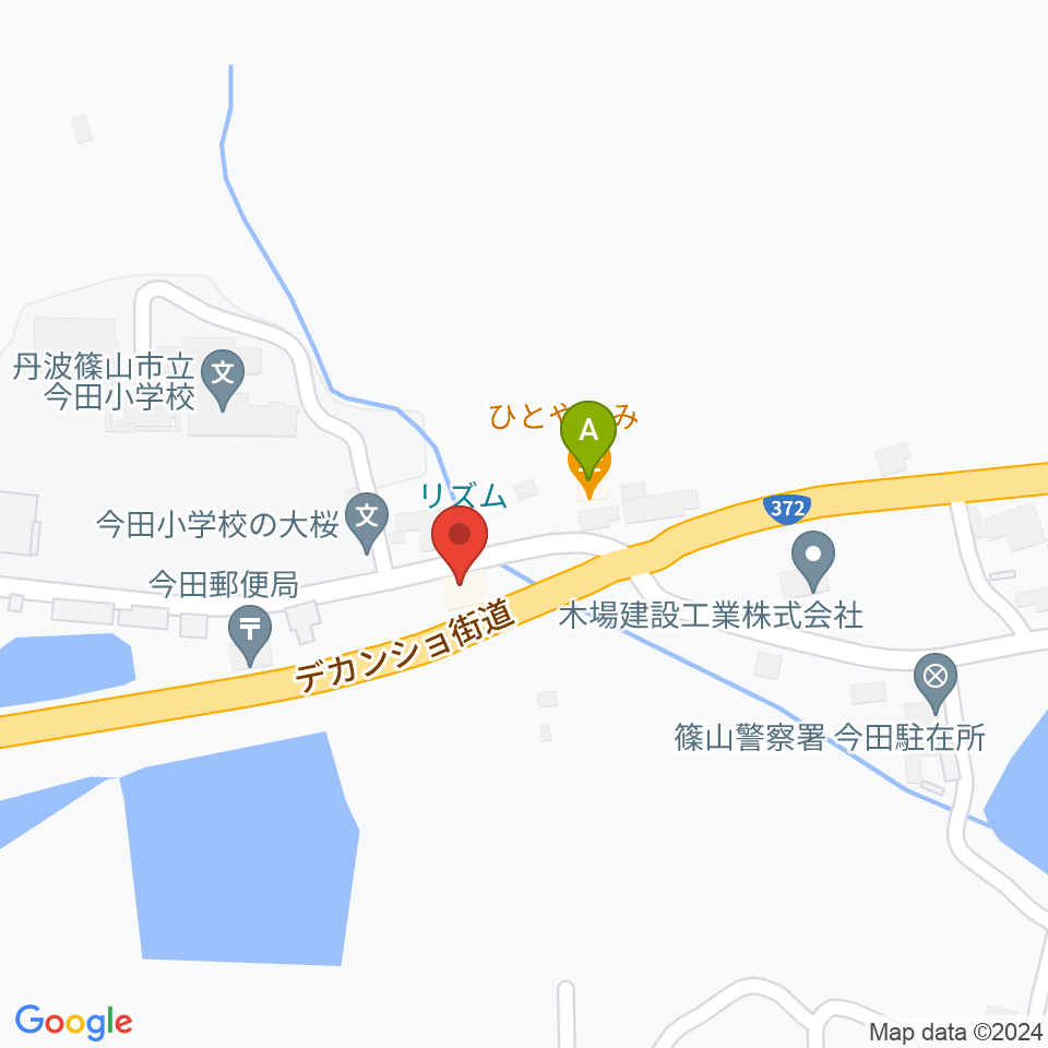 篠山rizm周辺のカフェ一覧地図