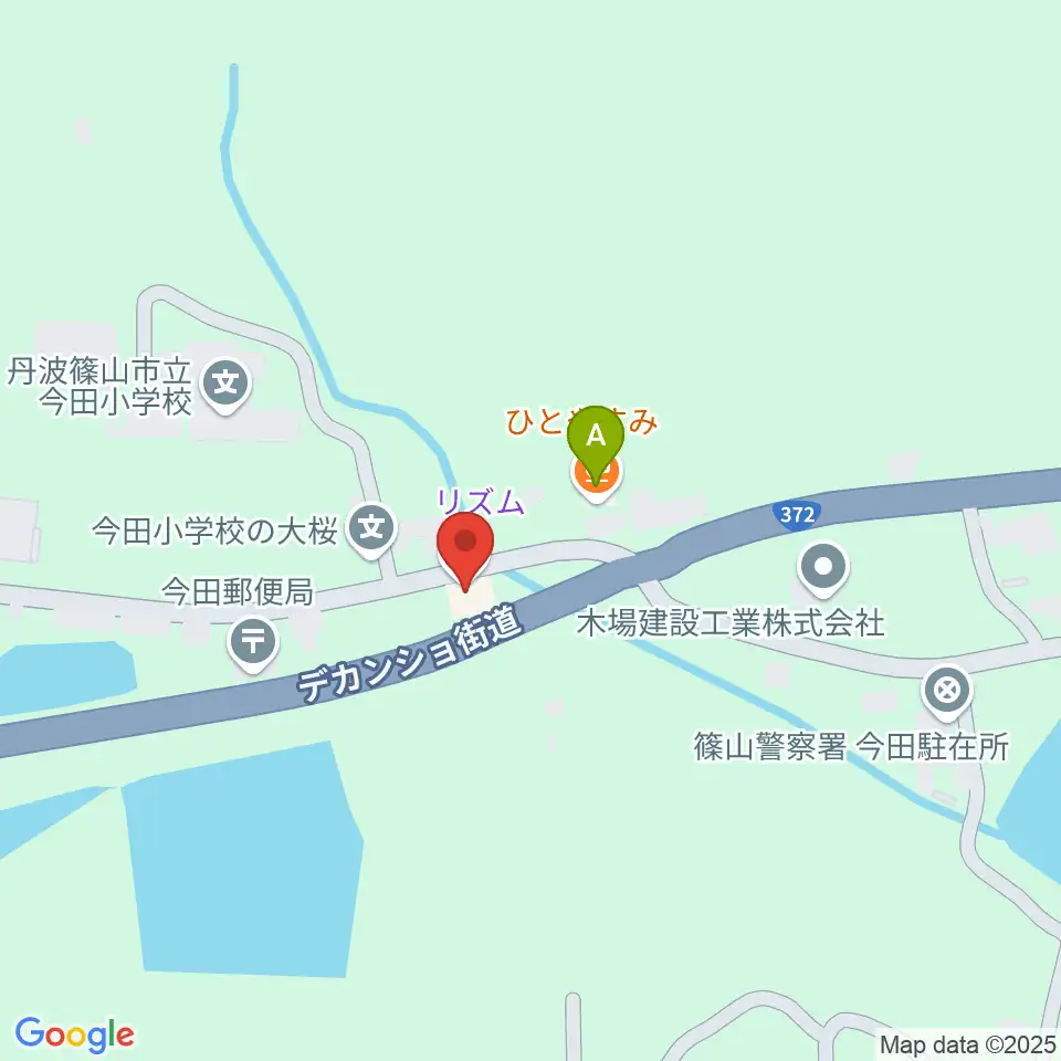 篠山rizm周辺のカフェ一覧地図