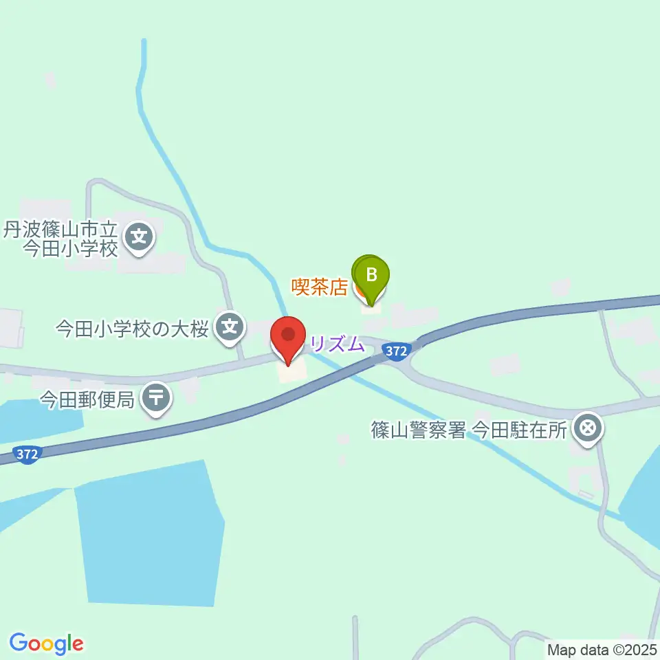 篠山rizm周辺のカフェ一覧地図