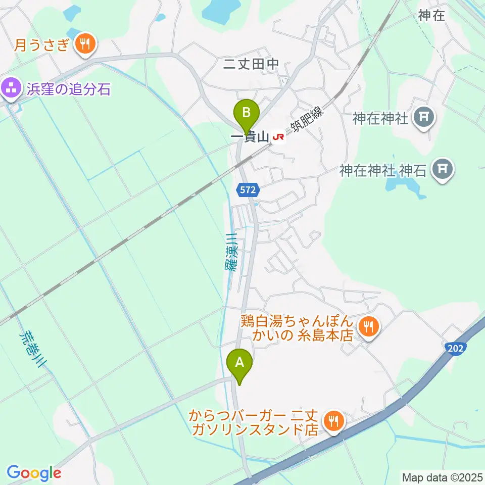 糸島Greenchord周辺のカフェ一覧地図