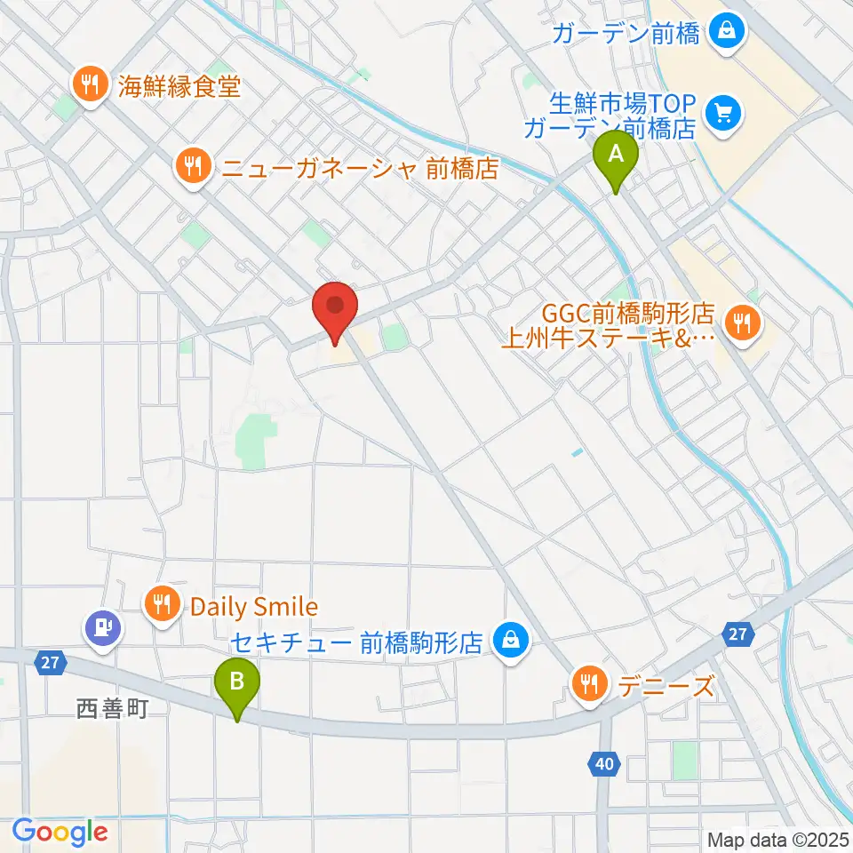 山王ホール周辺のカフェ一覧地図