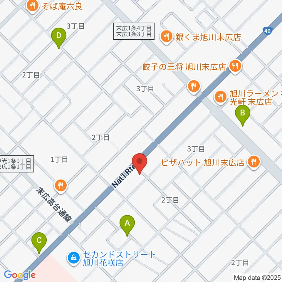 スタジオホッパー周辺のカフェ一覧地図