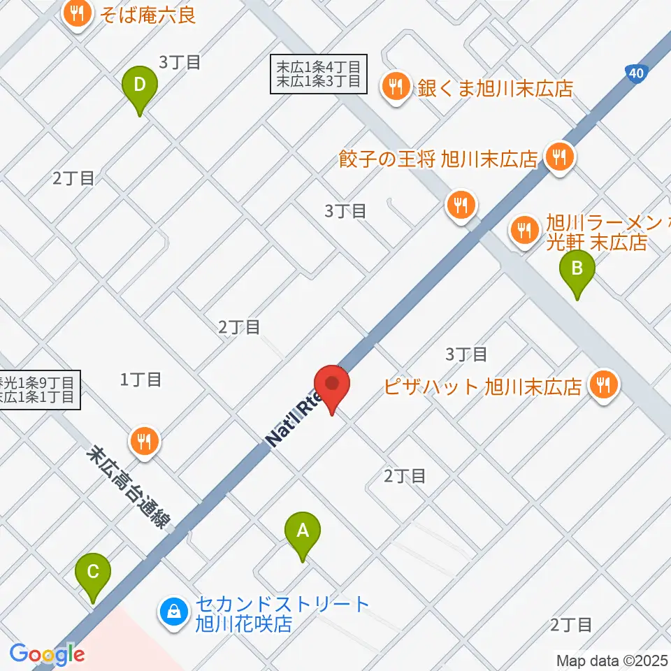 スタジオホッパー周辺のカフェ一覧地図