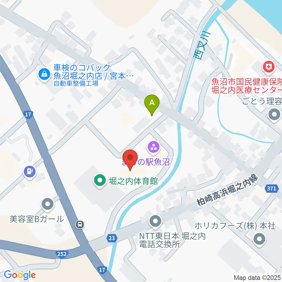 FMうおぬま周辺のカフェ一覧地図