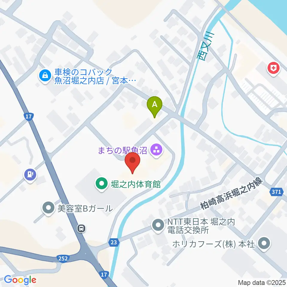 FMうおぬま周辺のカフェ一覧地図