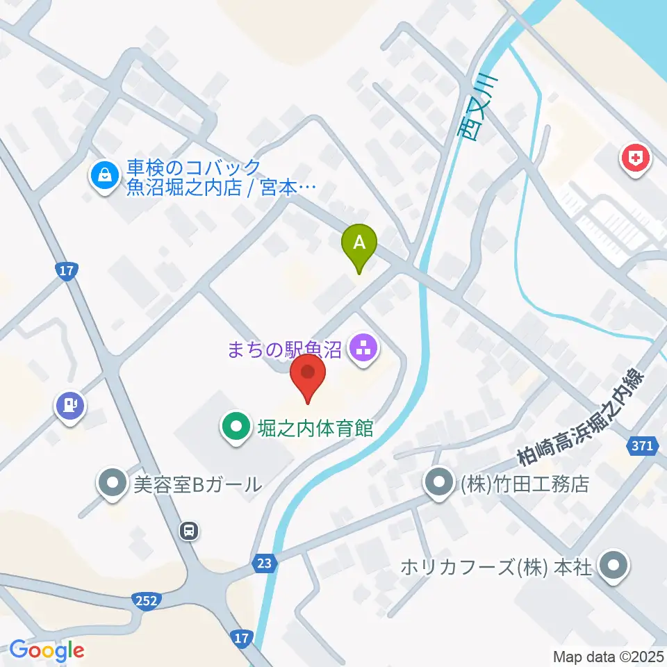 FMうおぬま周辺のカフェ一覧地図
