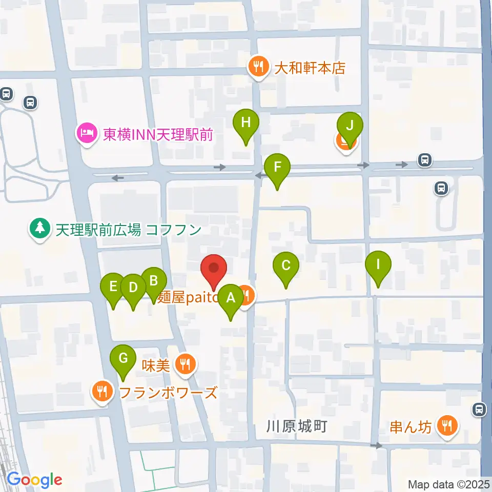 音楽工房With You周辺のカフェ一覧地図