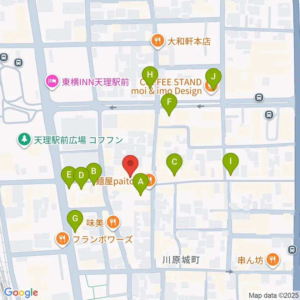 音楽工房With You周辺のカフェ一覧地図