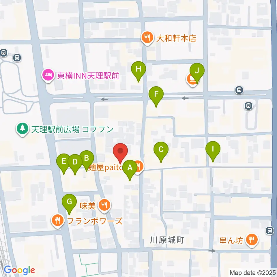 音楽工房With You周辺のカフェ一覧地図