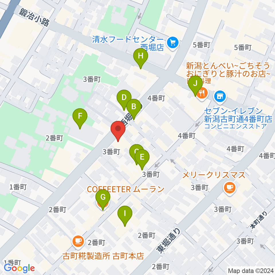 ジャズ喫茶A7周辺のカフェ一覧地図