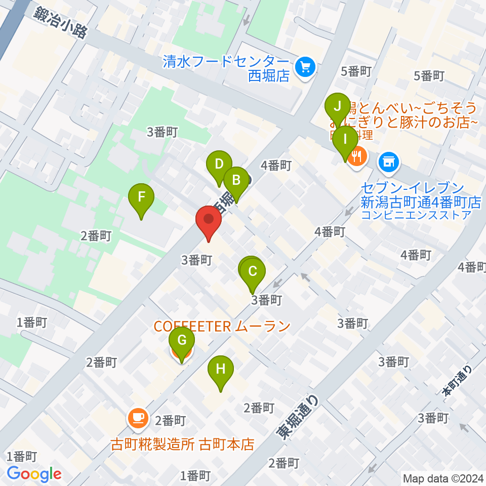 ジャズ喫茶A7周辺のカフェ一覧地図