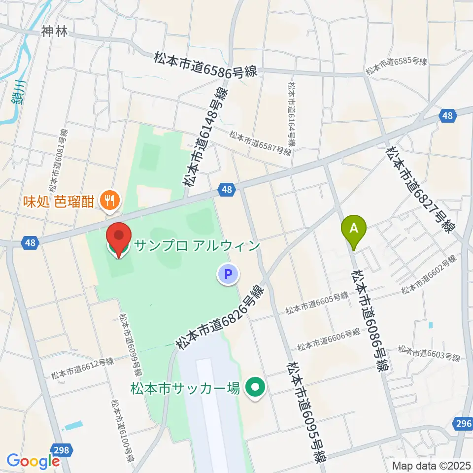 サンプロアルウィン周辺のカフェ一覧地図