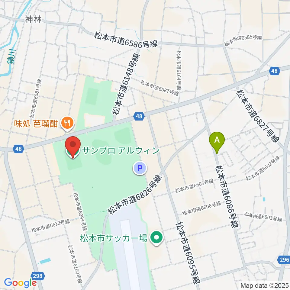 サンプロアルウィン周辺のカフェ一覧地図