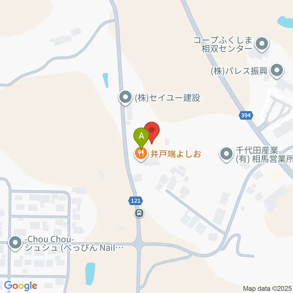 音屋ホール周辺のカフェ一覧地図