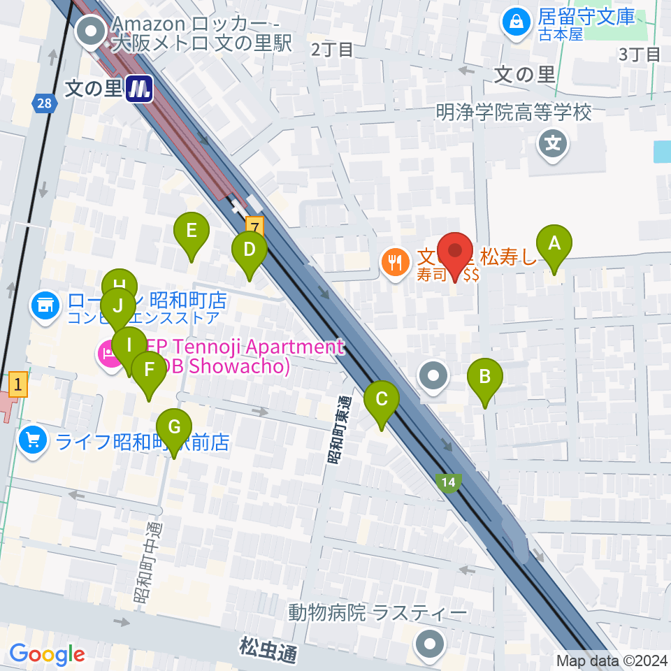 IS STUDIO（アイエススタジオ）周辺のカフェ一覧地図