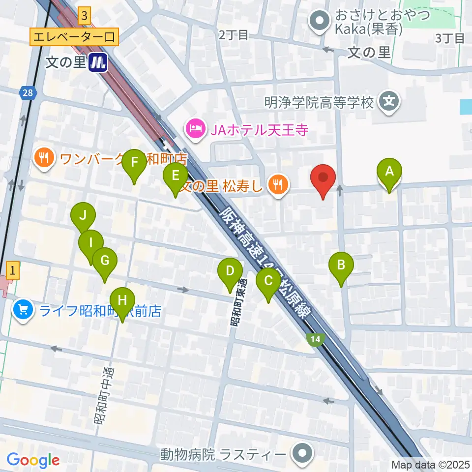 IS STUDIO周辺のカフェ一覧地図