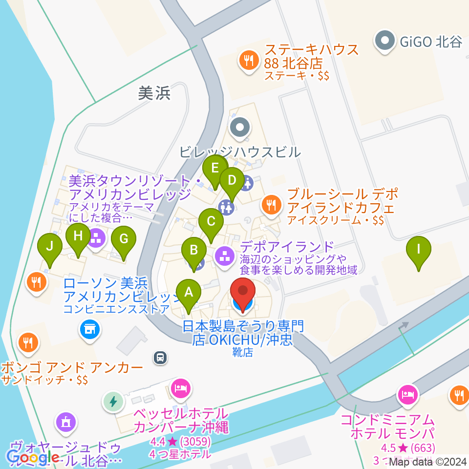 ライブハウスモッズ周辺のカフェ一覧地図