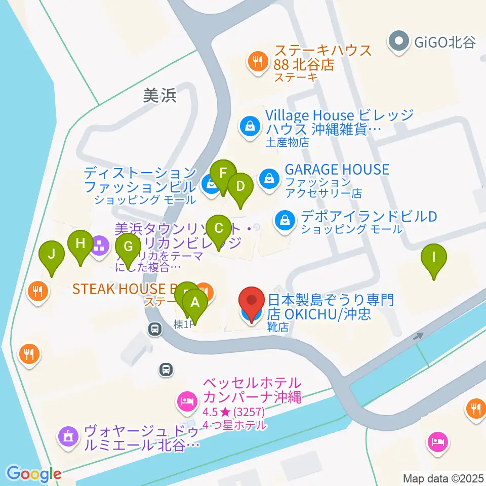 ライブハウスモッズ周辺のカフェ一覧地図