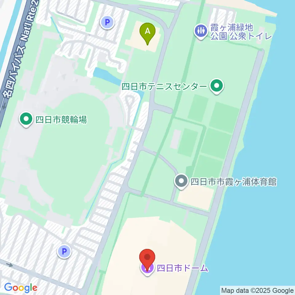 四日市ドーム周辺のカフェ一覧地図