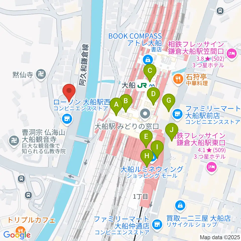 tuttofare〈トゥットファーレ〉周辺のカフェ一覧地図