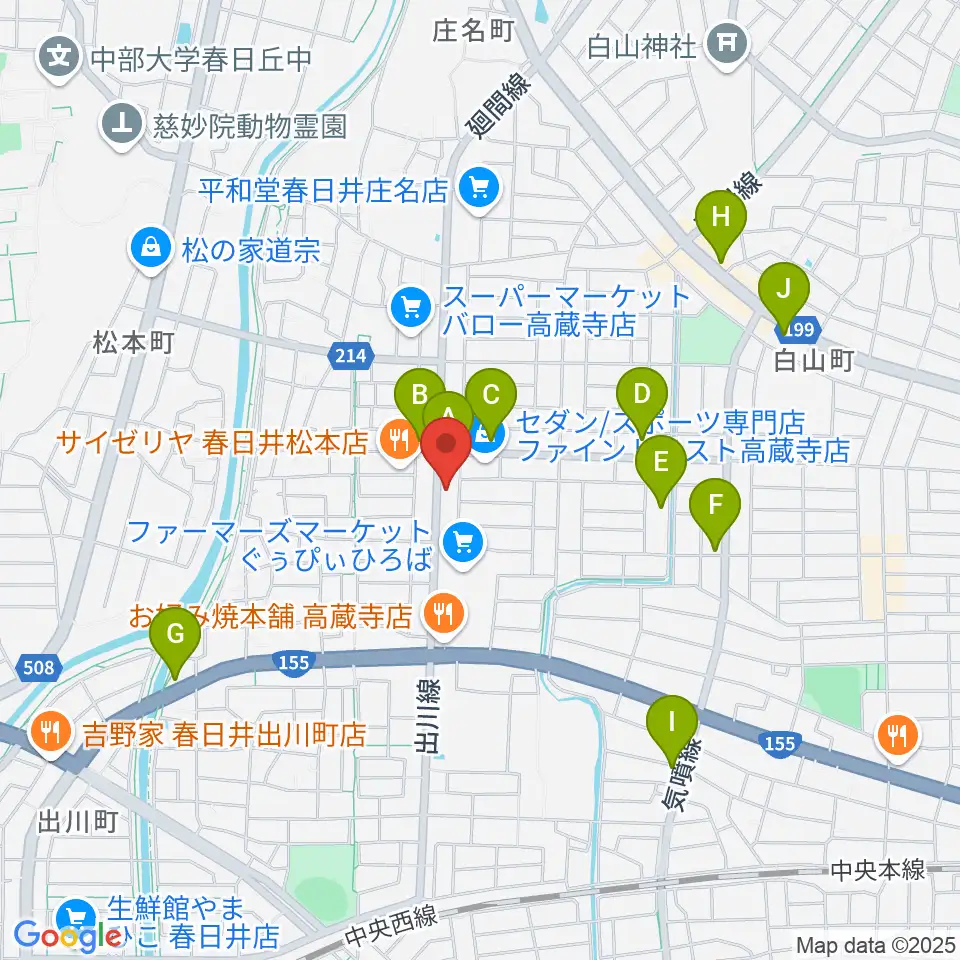 Bizen Works周辺のカフェ一覧地図