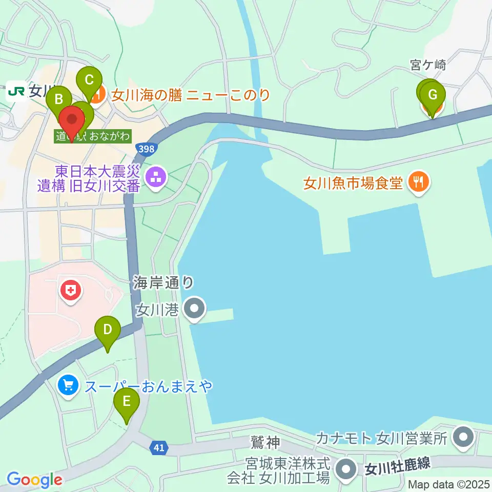 GLIDE周辺のカフェ一覧地図