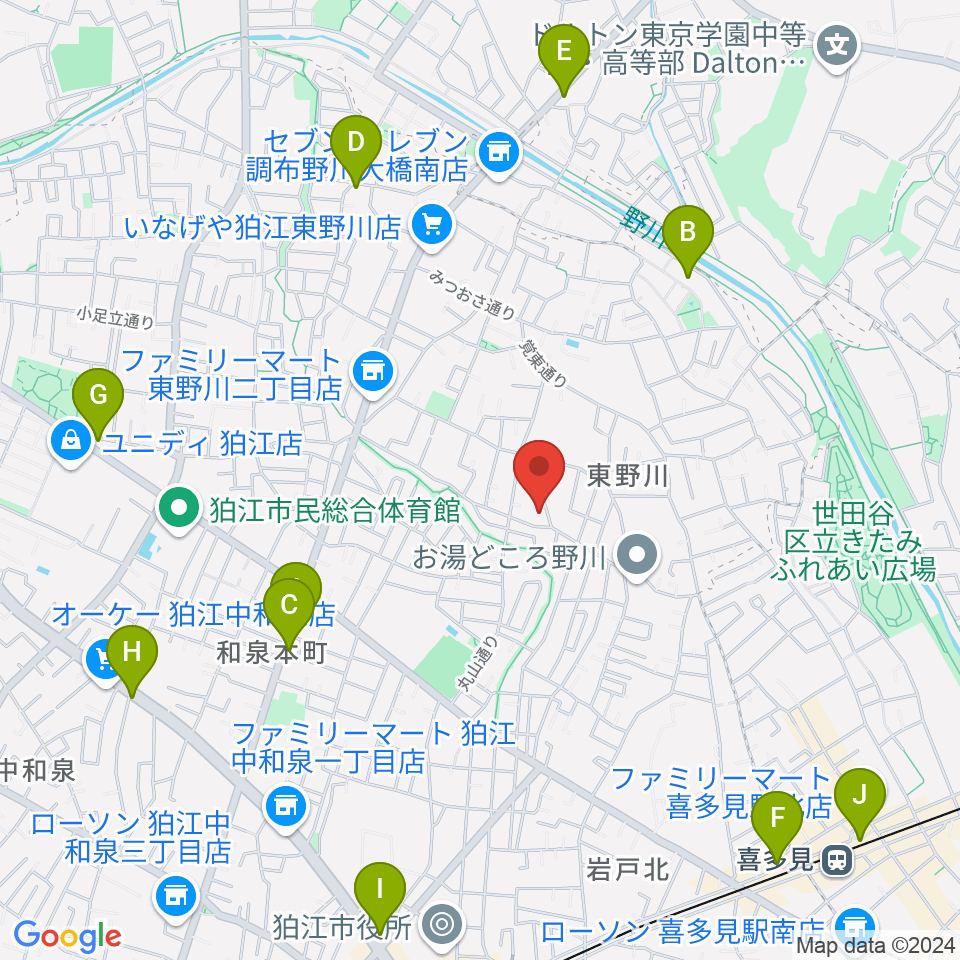 シアターグスタフ周辺のカフェ一覧地図