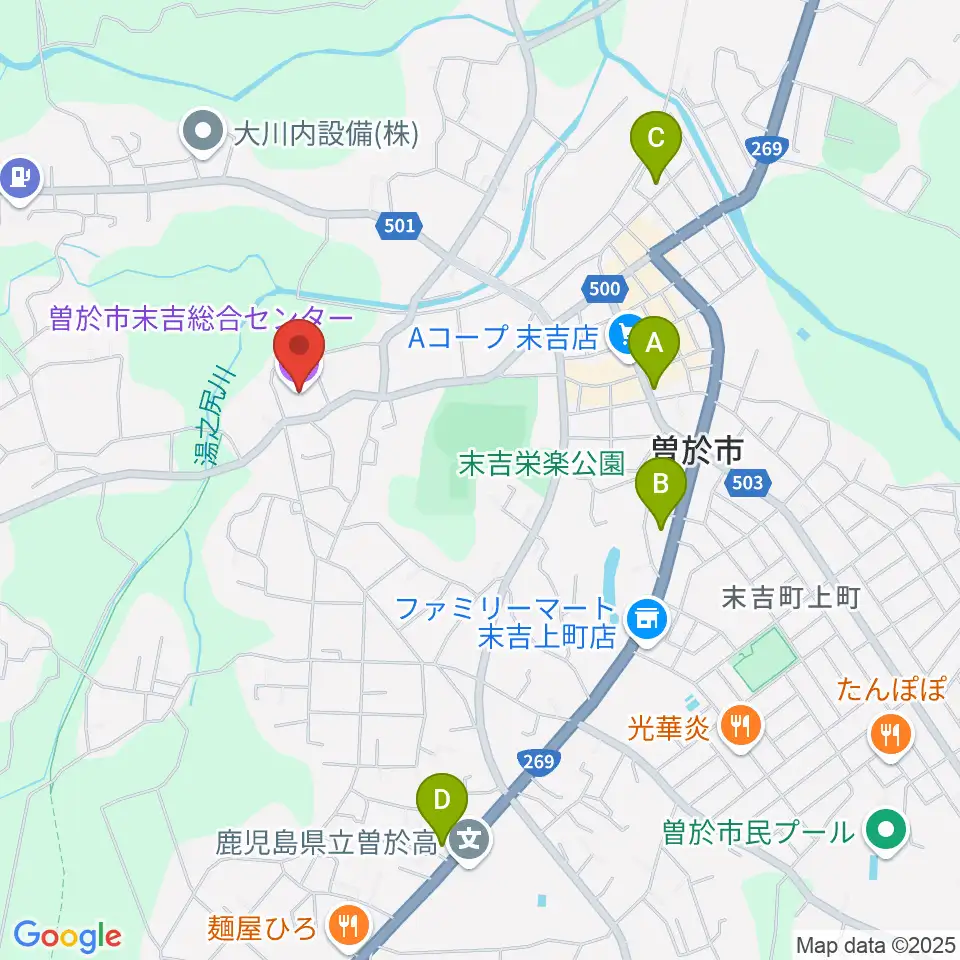 末吉総合センター周辺のカフェ一覧地図