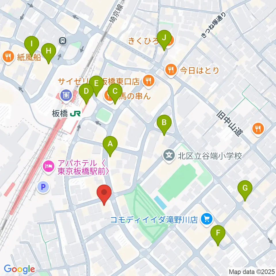 KOYUKI PIANO周辺のカフェ一覧地図