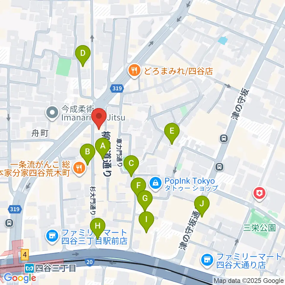 Bar un.10周辺のカフェ一覧地図