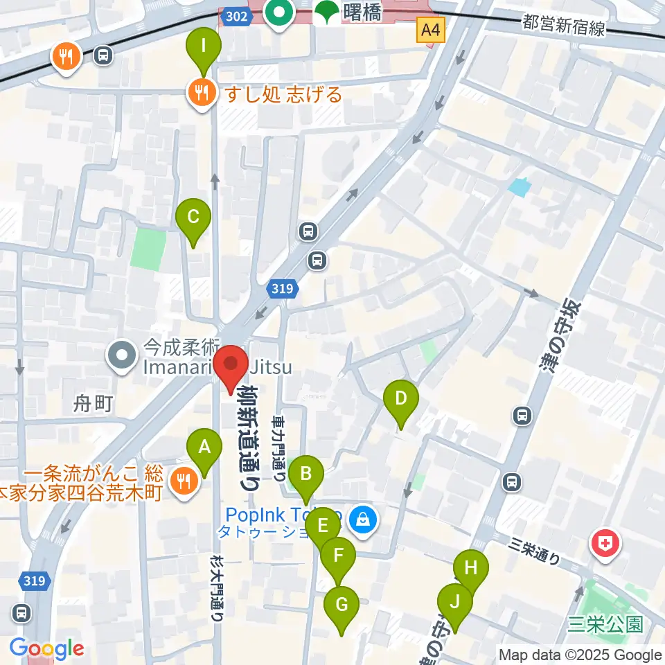 Bar un.10周辺のカフェ一覧地図