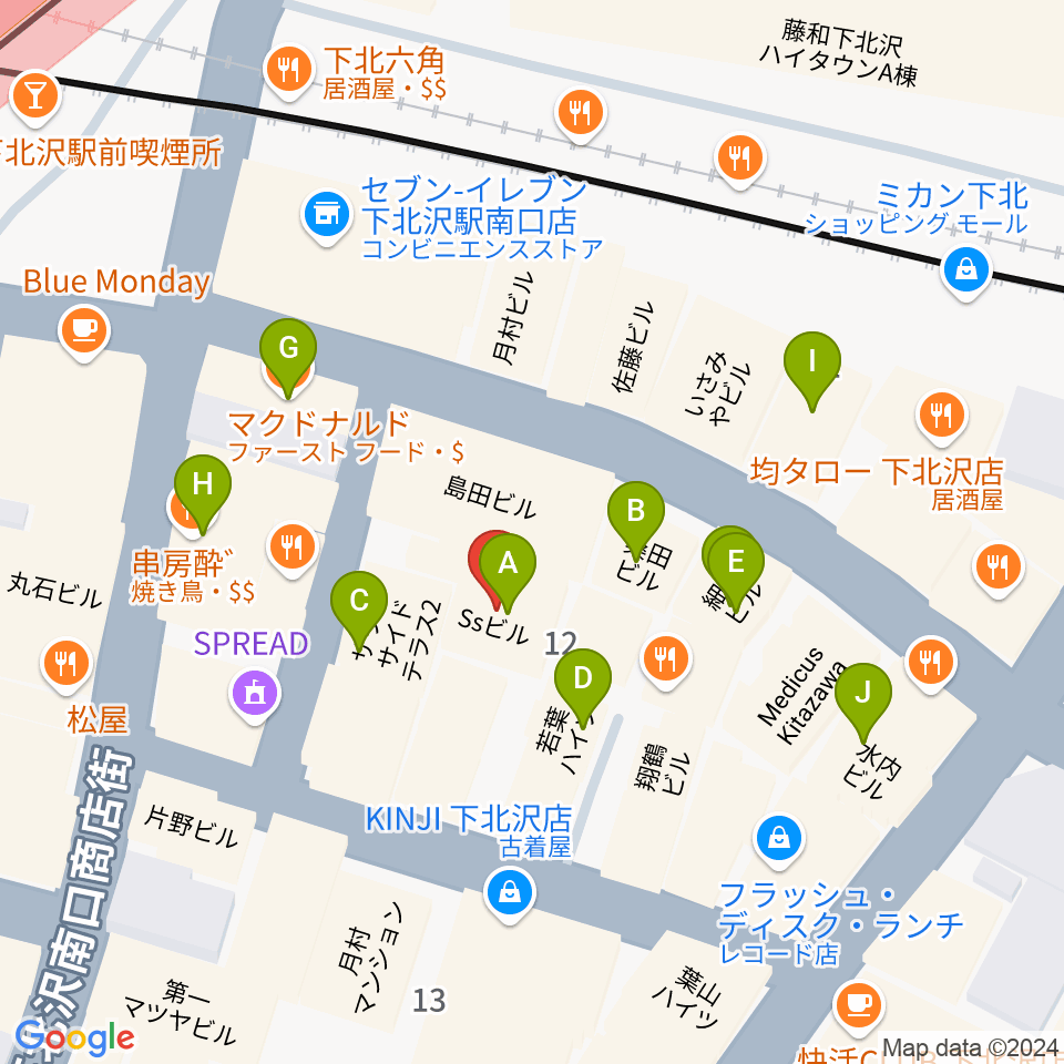 LANDRUTH ランドルース周辺のカフェ一覧地図