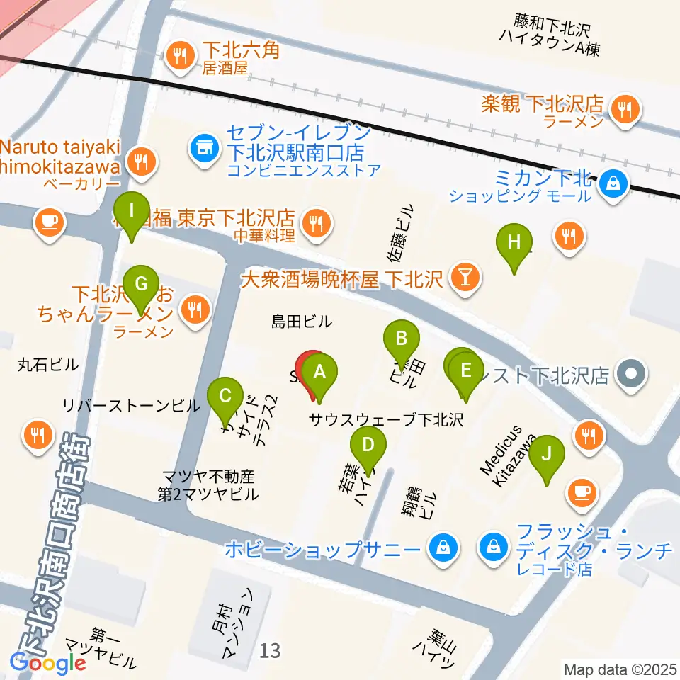 LANDRUTH ランドルース周辺のカフェ一覧地図