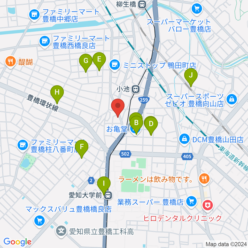 天水周辺のカフェ一覧地図