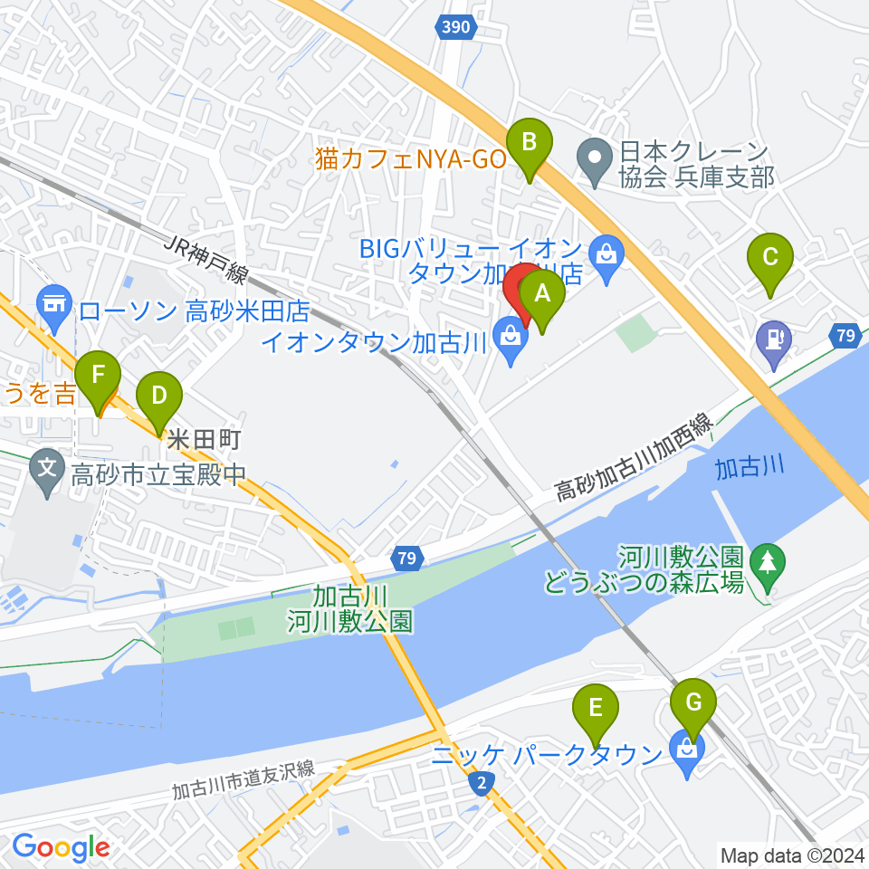 ブラウアー音楽練習場＆アカデミー周辺のカフェ一覧地図