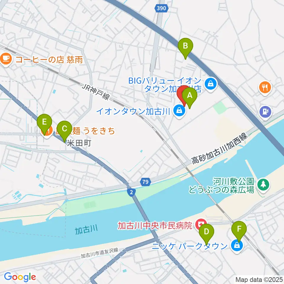 ブラウアー音楽練習場&アカデミー周辺のカフェ一覧地図