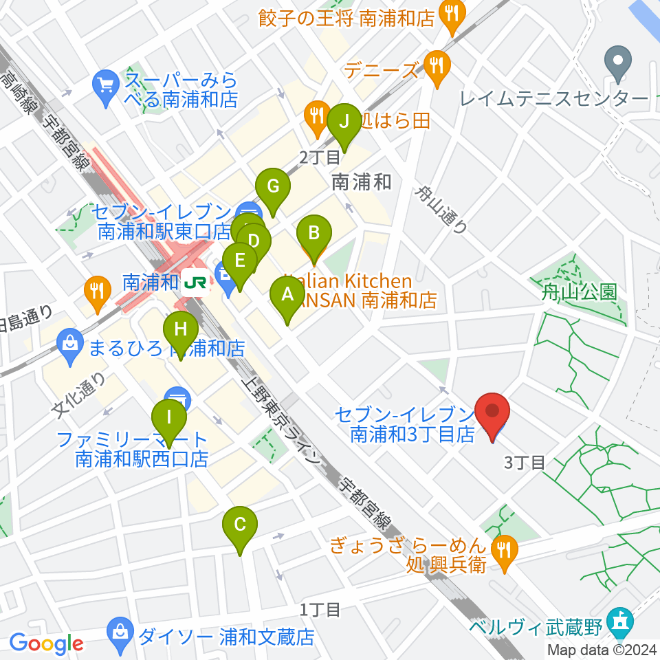 FREE SPACE ALIVE周辺のカフェ一覧地図