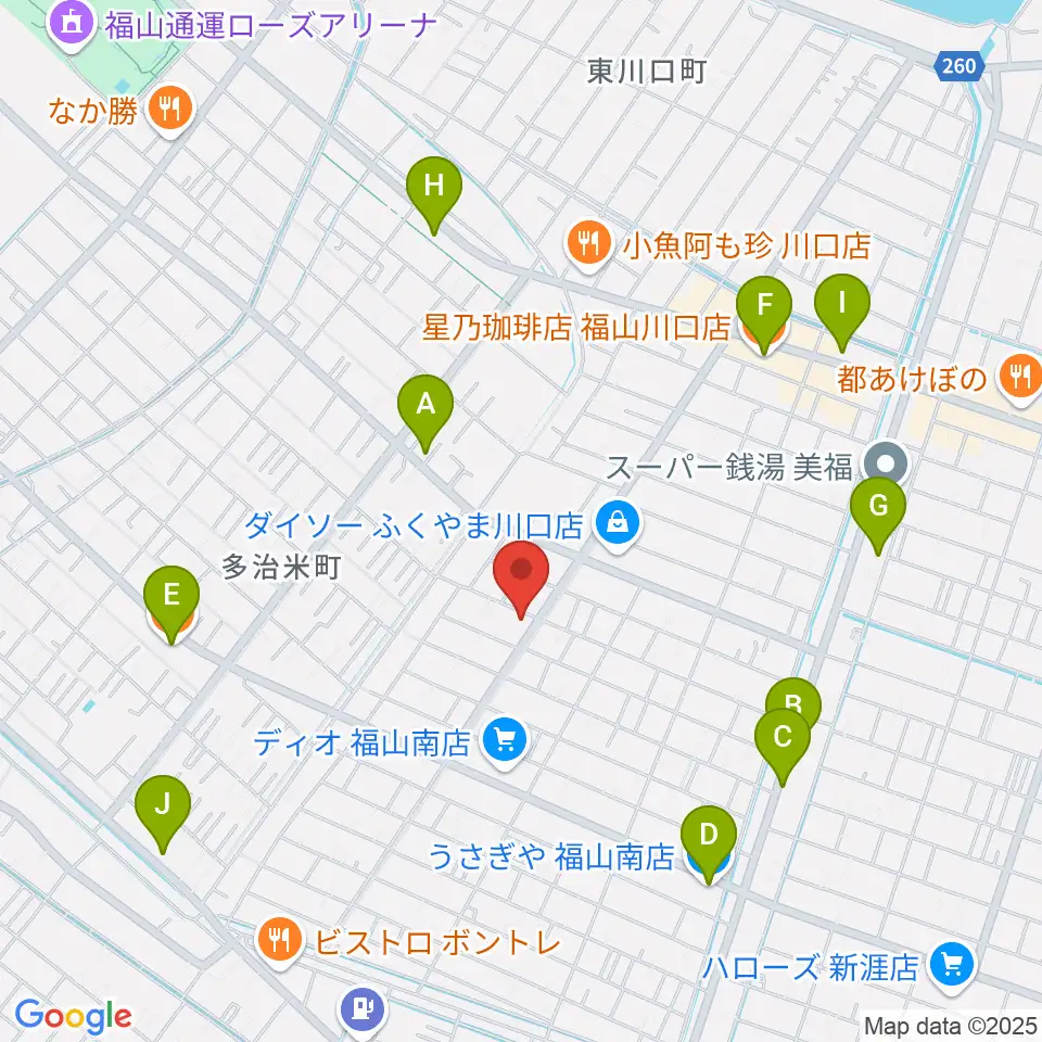 SOUND MAGIC OKI周辺のカフェ一覧地図