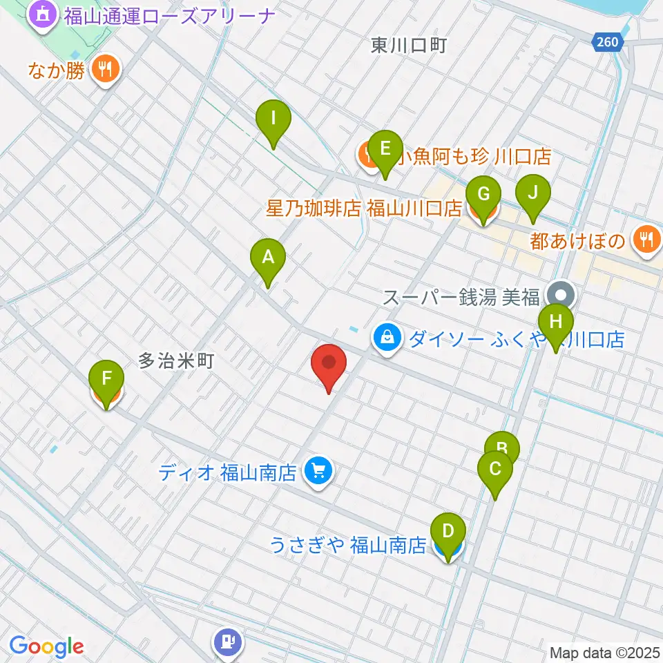 SOUND MAGIC OKI周辺のカフェ一覧地図