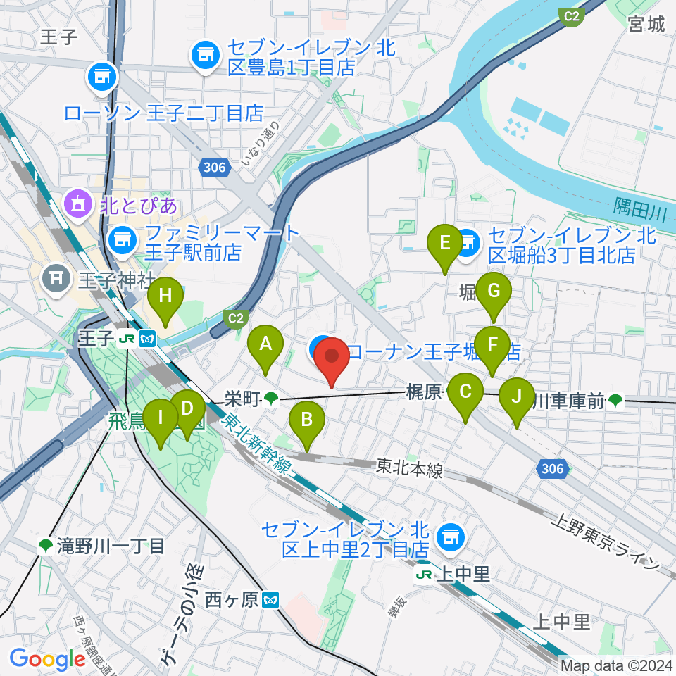 邦楽囃子方 五代目 望月朴清周辺のカフェ一覧地図