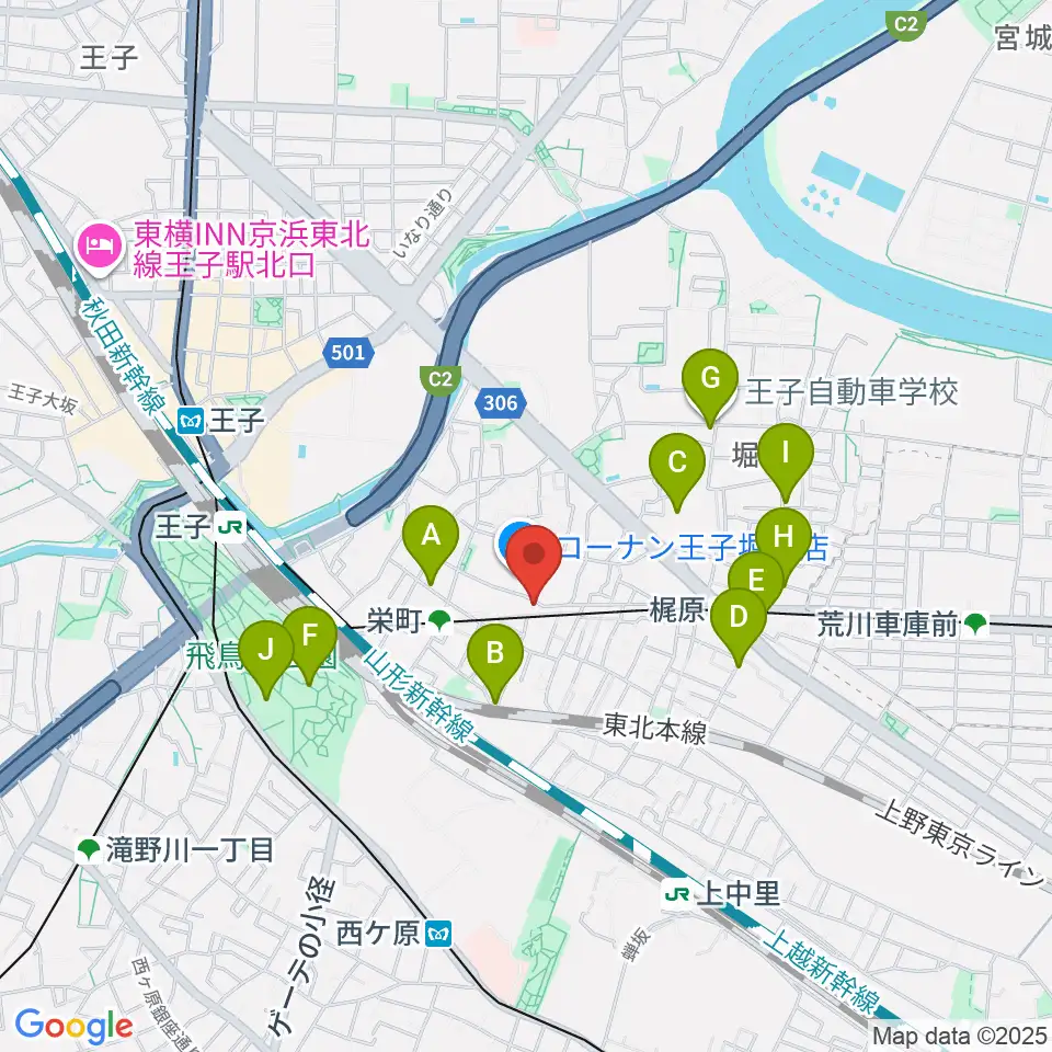 邦楽囃子方 五代目 望月朴清周辺のカフェ一覧地図