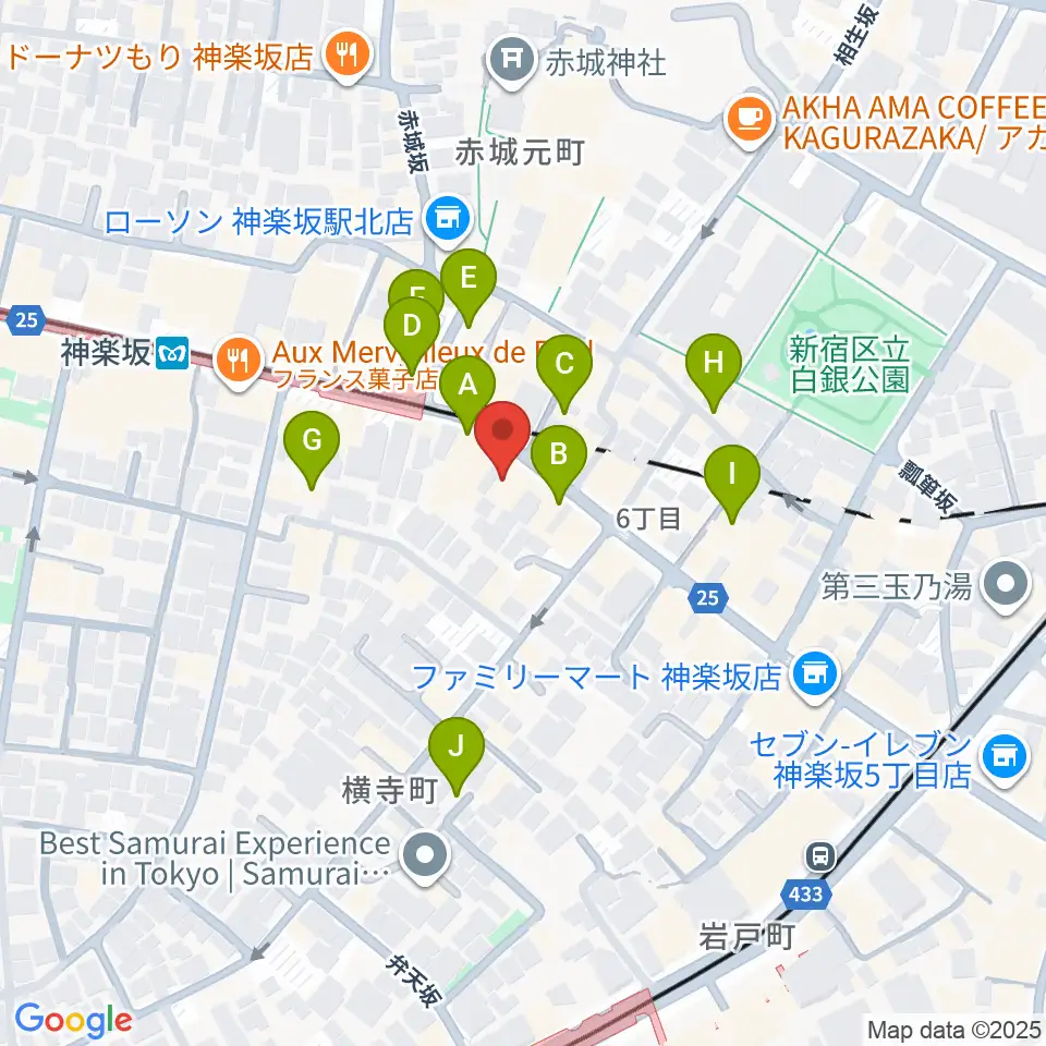 神楽音周辺のカフェ一覧地図