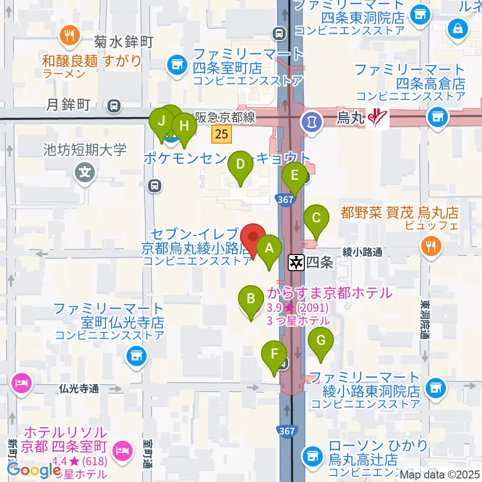 株式会社サロット周辺のカフェ一覧地図