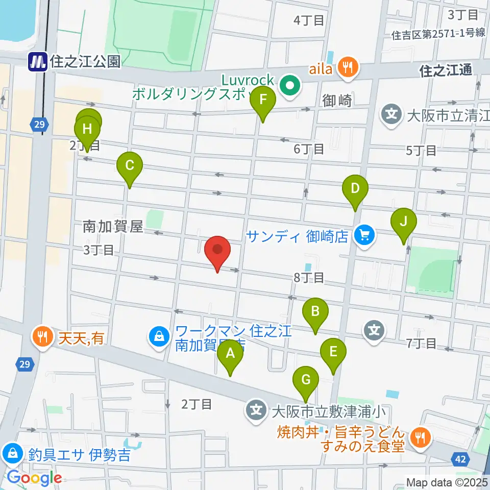 CSE Recording Studio周辺のカフェ一覧地図