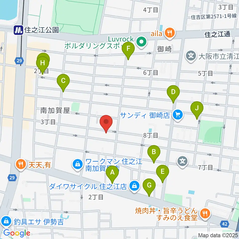 CSE Recording Studio周辺のカフェ一覧地図