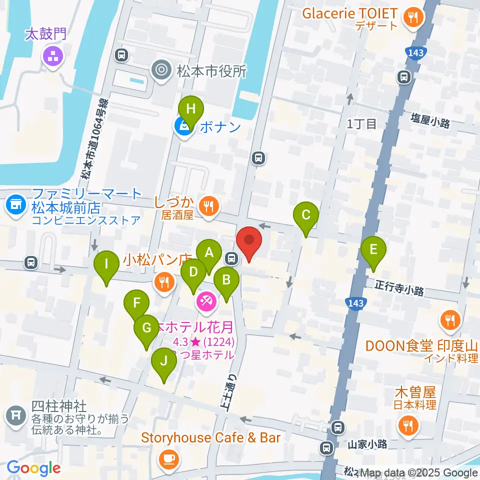 Studio Portrait周辺のカフェ一覧地図